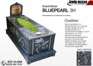 Granit Mezar Modeli Blue Pearl 3H 