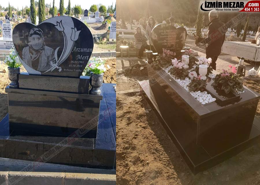 Salihli mezarlığı mezar yapımı - İzmir mezar
