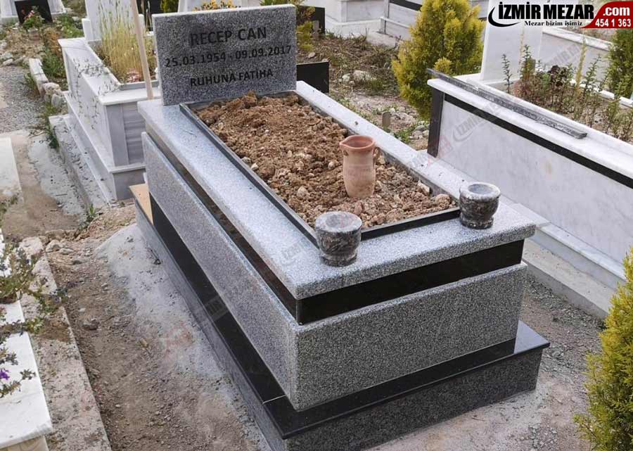Yeni Bornova mezarlığı mezar yapımı - İzmir mezar
