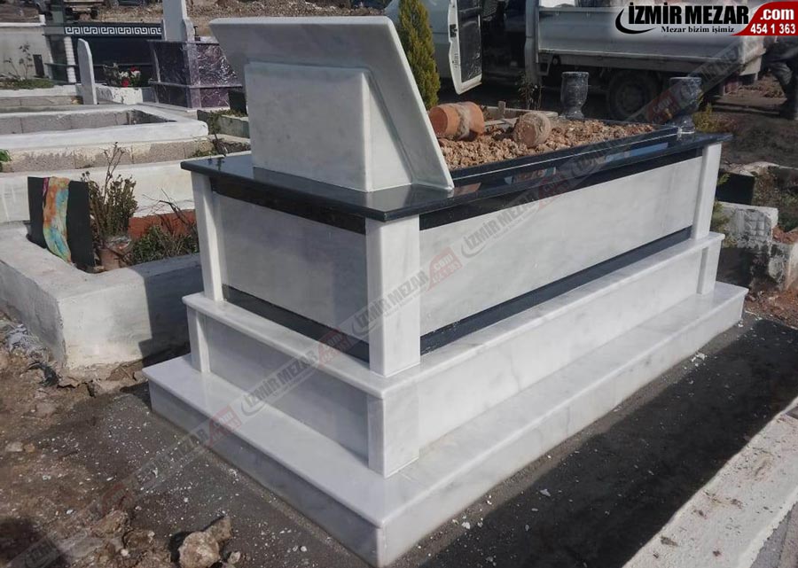İzmir de mermer mezar yapımı model  ma 4 plus 