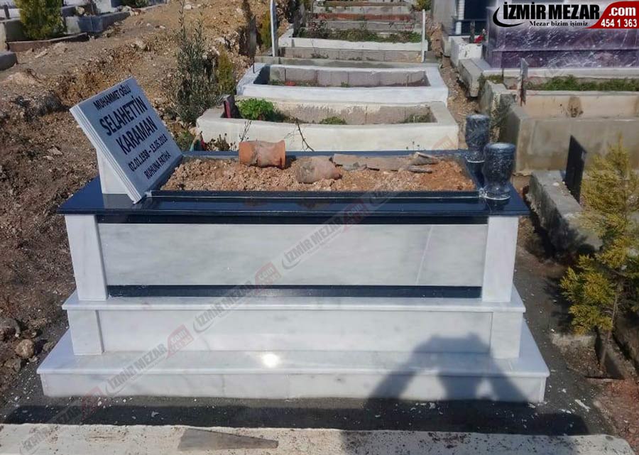 İzmir de mermer mezar yapımı model  ma 4 plus 