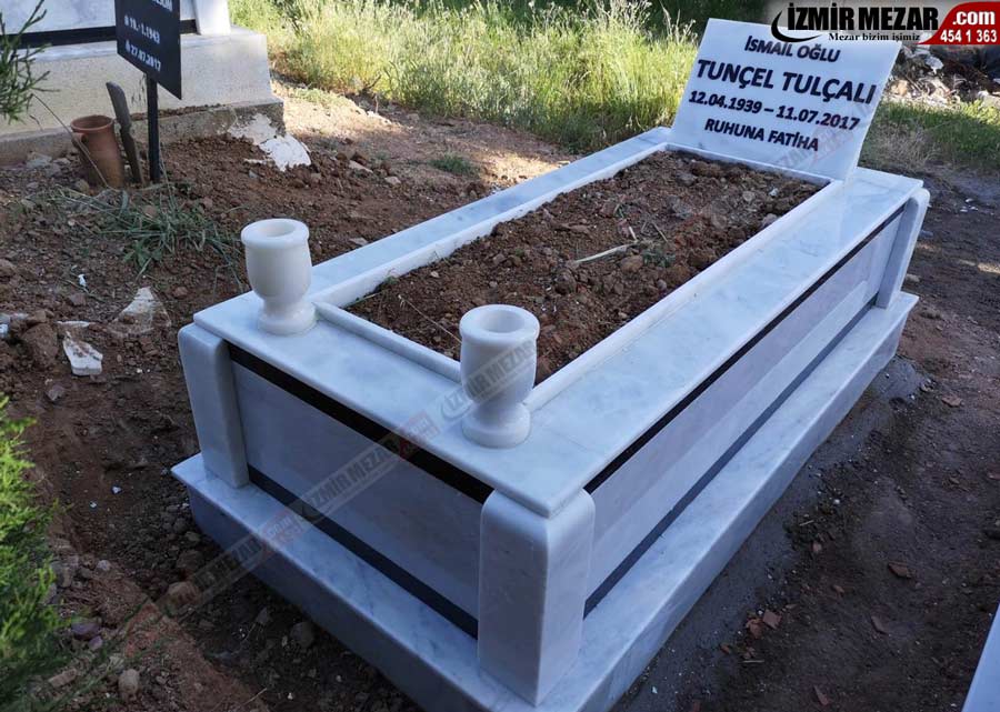 Muradiye mezarlığı mezar yapımı-Mermer mezar ma 77