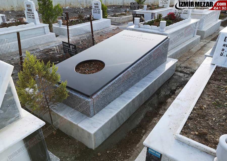 Resimli Mezar Modeli Bg 77 - İzmir mezar