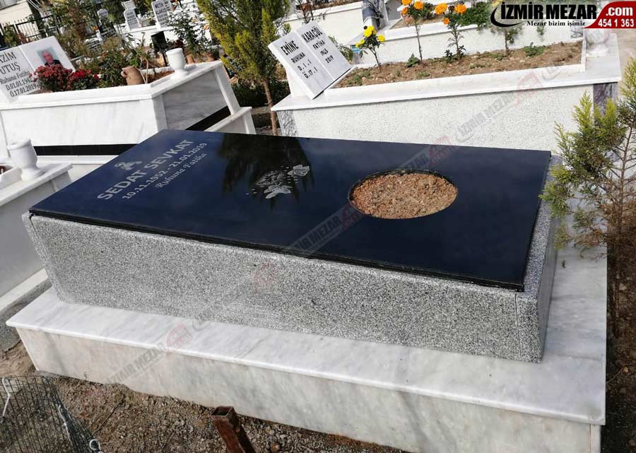 Resimli Mezar Modeli Bg 77 - İzmir mezar