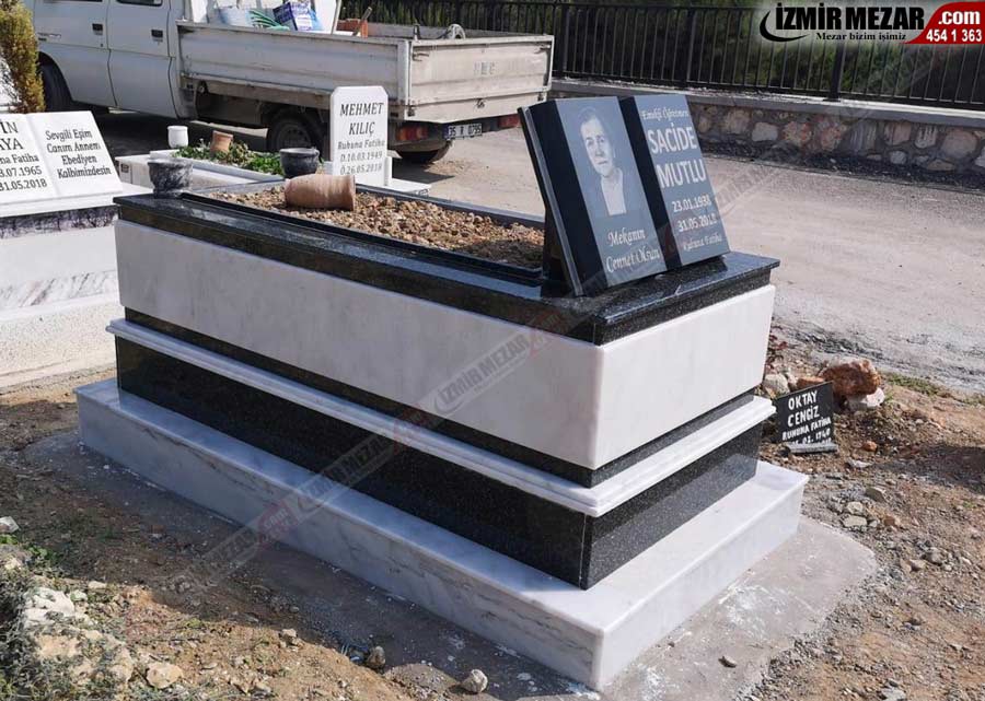 Resimli mezar modeli  ma 5 plus - İzmir mezar