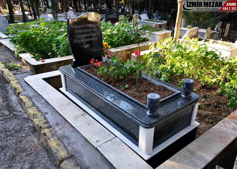 Resimli mezar modeli  ma 18 plus - İzmir mezar