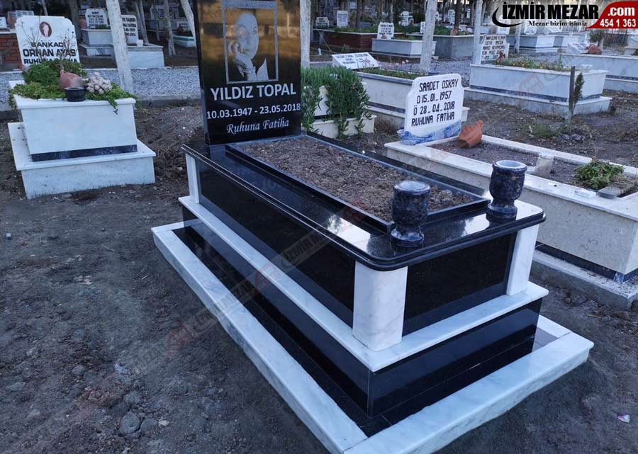 Resimli mezar modeli  ma 19 plus - İzmir mezar