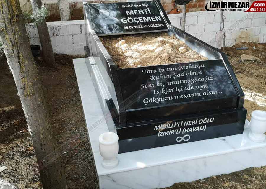 Edremit Çamcı köyü Mezarlığı - Mezar Yapımı