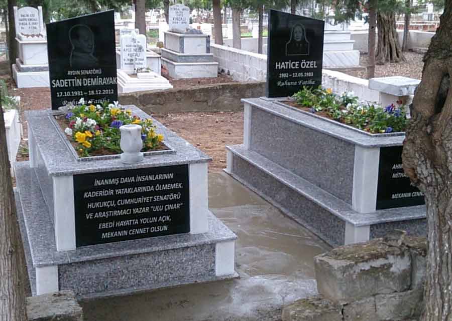 Atça Mezarlığı | Atça mezar yapımı