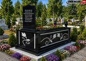 Güzel mezar çeşitleri - desenli mezar modeli - grnit mezar modeli bl 1 - izmirmezar.com