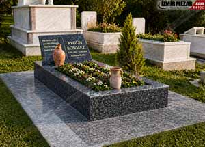 Mezar tası fiyatlari-Mavi mezarlar-Lüks mezarlar-Granit mezar modeli ma 33--izmirmezar.com