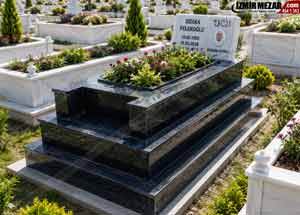 Katlı Mezarlar - Granit mezar modelleri Granit Mezar MA 60 - izmirmezar.com